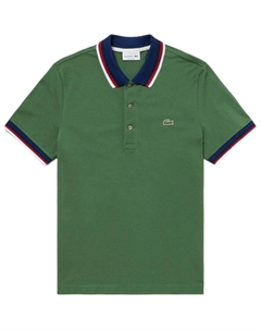 Мужская черная поло Lacoste