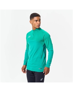 Футбольная толстовка с застежкой-молнией 1/2 - CLR Club зелёный Kipsta