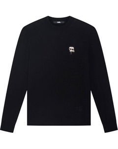 Свитер KARL LAGERFELD SS25 мужской черный Karl lagerfeld / karl lagerfeld jeans