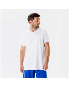 Женская/мужская футбольная майка Essential Club, белая Kipsta