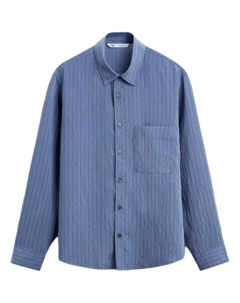 Мужская синяя рубашка Zara