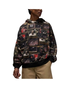 Принт худи, черный Jordan