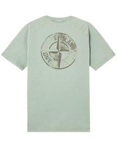 Футболка SS25 мужская, зеленый Stone island