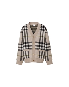 Кашемировый свитер мужской мягкий желто-коричневый, коричневый Burberry