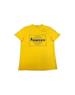 Футболка мужская желтая Moncler