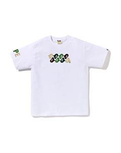 Футболка Bape Abc Camo, белый A bathing ape®