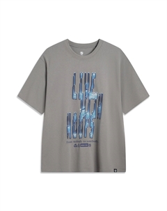 Футболка мужская Iron Asphalt Gray, серый Li-ning