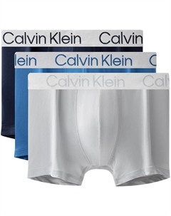 Мужские трусы 3 штуки, сине-серый Calvin klein