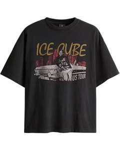 Футболка мужская черная H&m