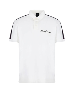 Футболка-поло AE мужская белая Armani exchange