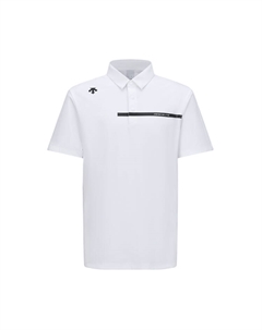 Мужская поло, белый Descente