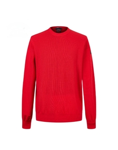 Яхтенный свитер мужской красный Paul & shark