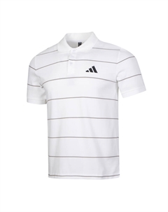 Белая поло для мужчин Adidas