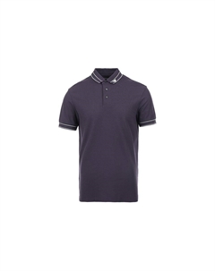 SS24 Поло мужская темно-фиолетовая Emporio armani