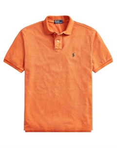 Оранжевая поло для мужчин Polo ralph lauren