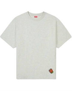 Вышитая футболка Pop Oversized, светло-серый Kenzo