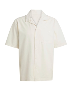 Рубашка из ткани в полоску "сирсакер", Ecru Adidas