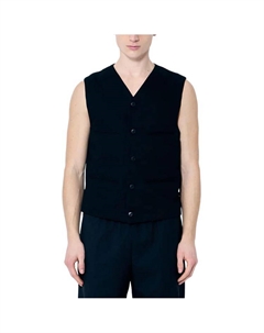 Майка на пуговицах, черный Lemaire