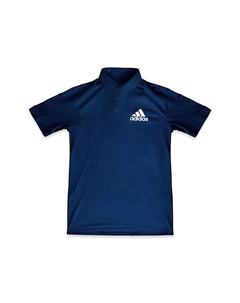 Короткий рукав поло мужской темно-синий Adidas