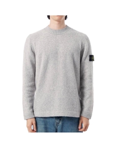 Свитер с нашивкой-логотипом, серый Stone island