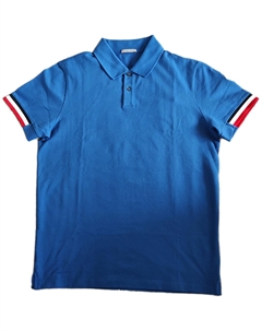 Мужская синяя поло Moncler