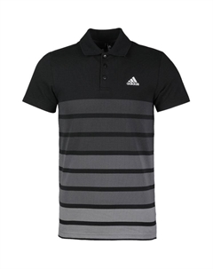 Мужская черная поло Adidas