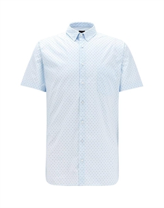 Мужская рубашка светло-голубого цвета Hugo boss