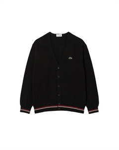 SS25 Вязаный свитер Men's DVI/Black Lacoste