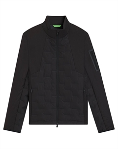 Куртка Boss Quilted с панелями, черный Hugo boss