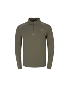 Футболка мужская армейского зеленого цвета Asics