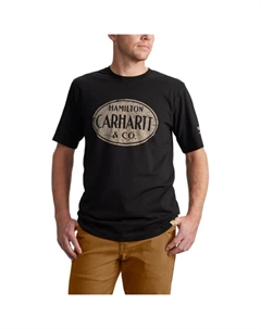 Футболка мужская черная Carhartt