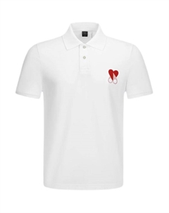Футболка-поло мужская, белый Moose knuckles