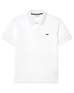 Белая поло для мужчин Lacoste