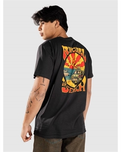 Футболка Keep On Trucking T-Shirt, washed black Rip curl