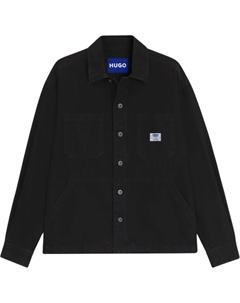 Мужская черная рубашка Hugo boss