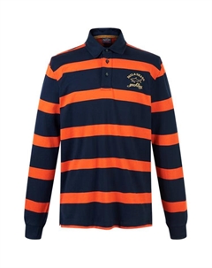 Яхтенная поло мужская blue stripes Paul & shark