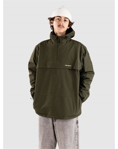 Зимняя куртка Windbreaker Anorak, office green/white Carhartt wip