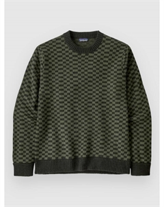 Свитер Recycled Wool-Blend Strickpullover, finned/old growth green Patagonia