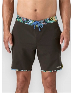 Пляжные шорты Hydropeak Side Shore - 18 In. Boardshorts, undersea/black Patagonia