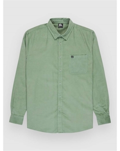 Рубашка Smoke Trail Cord Hemd, granite green Quiksilver
