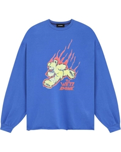 Футболка мужская синяя We11done