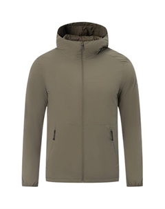 Пуховик мужской, коричневый Mizuno