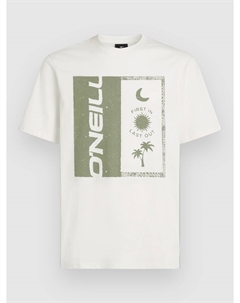 Футболка Front Print T-Shirt, snow white O`neill