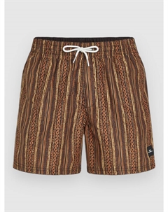 Пляжные шорты Cali Print 15'' Boardshorts, orange pressed lines O`neill