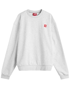 Красная толстовка с круглым вырезом The north face