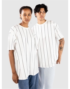 Футболка Printed Pinstripe T-Shirt, offwhite/white/black Urban classics