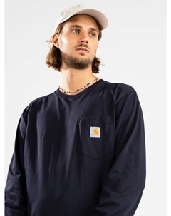 Лонгслив Pocket Longsleeve, dark navy Carhartt wip