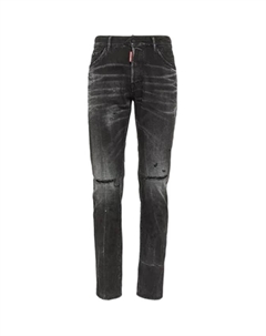 Dsquared2 потертые скинни джинсы