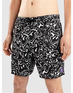 Пляжные шорты Fa F Rygalski Smile Trunk 17 Boardshorts, black Volcom