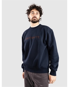 Толстовка Sweat Sweater, deep night/palisander Carhartt wip